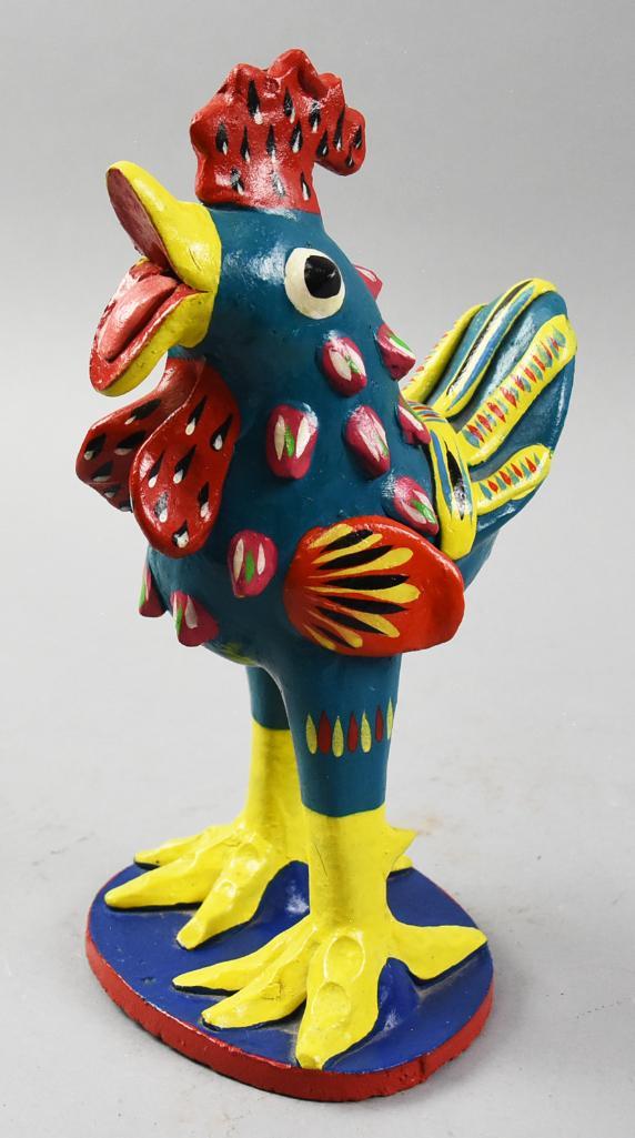 Gerardo Ortega Mexican Folk Art Rooster Figurine (1 of 4)