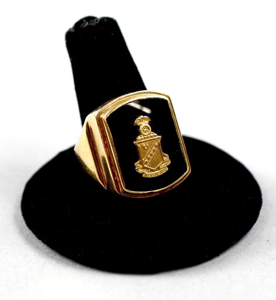 Vintage 14K Alpha Sigma K Fraternity Ring (1 of 5)