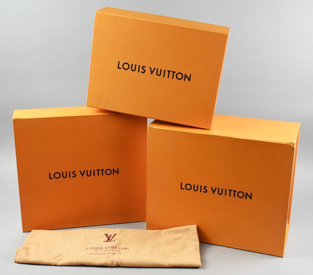 Gold Louis Vuitton Empty Boxes, Dust Cover (1 of 3)