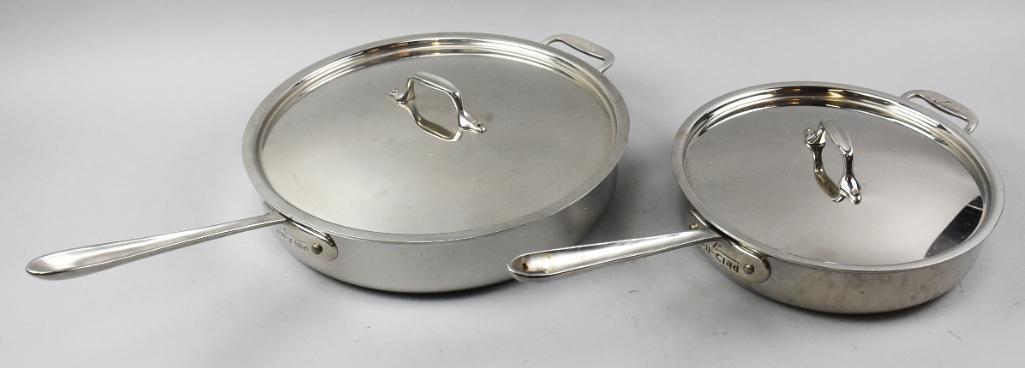 All-Clad Stainless Cookware - Lidded Skillets (1 of 4)