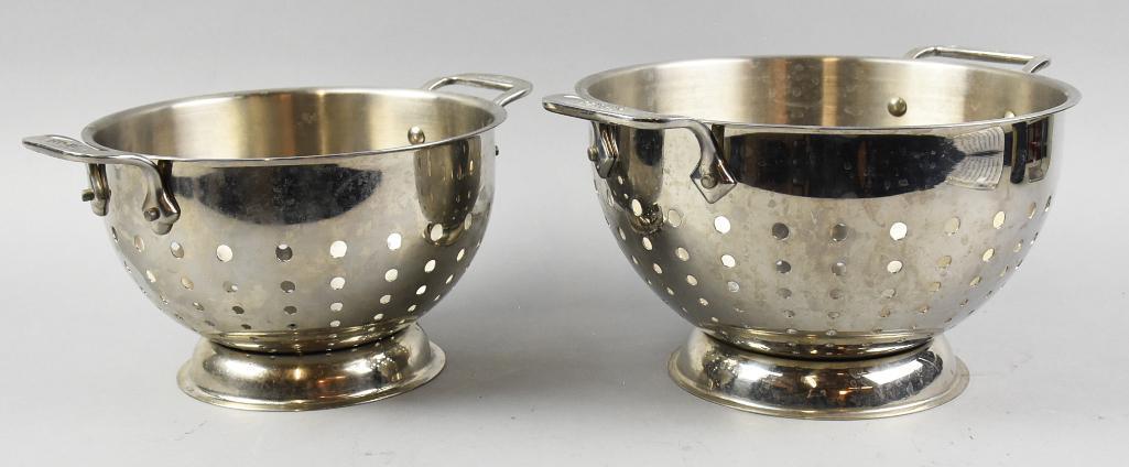 Pair All-Clad Stainless Strainers (1 of 4)
