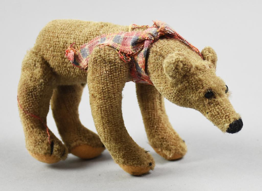 Vintage Rare Wool Toy Grizzly Bear Jointed. (1 of 8)