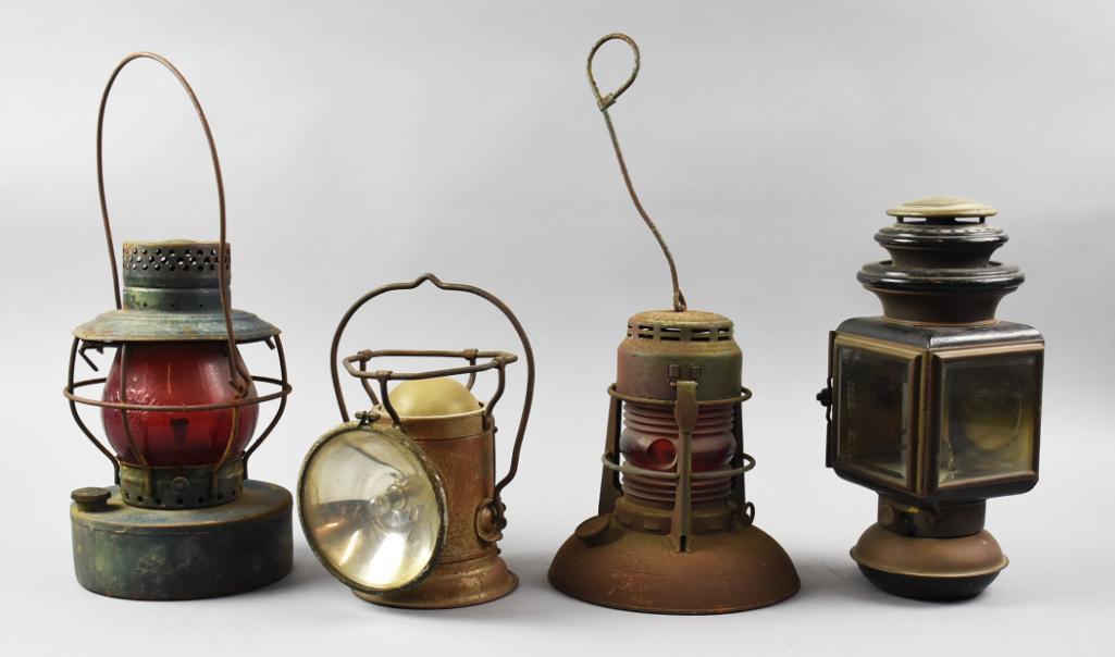 (4) Vintage & Antique Lanterns, Dietz, Handlan,  Carriage (1 of 10)