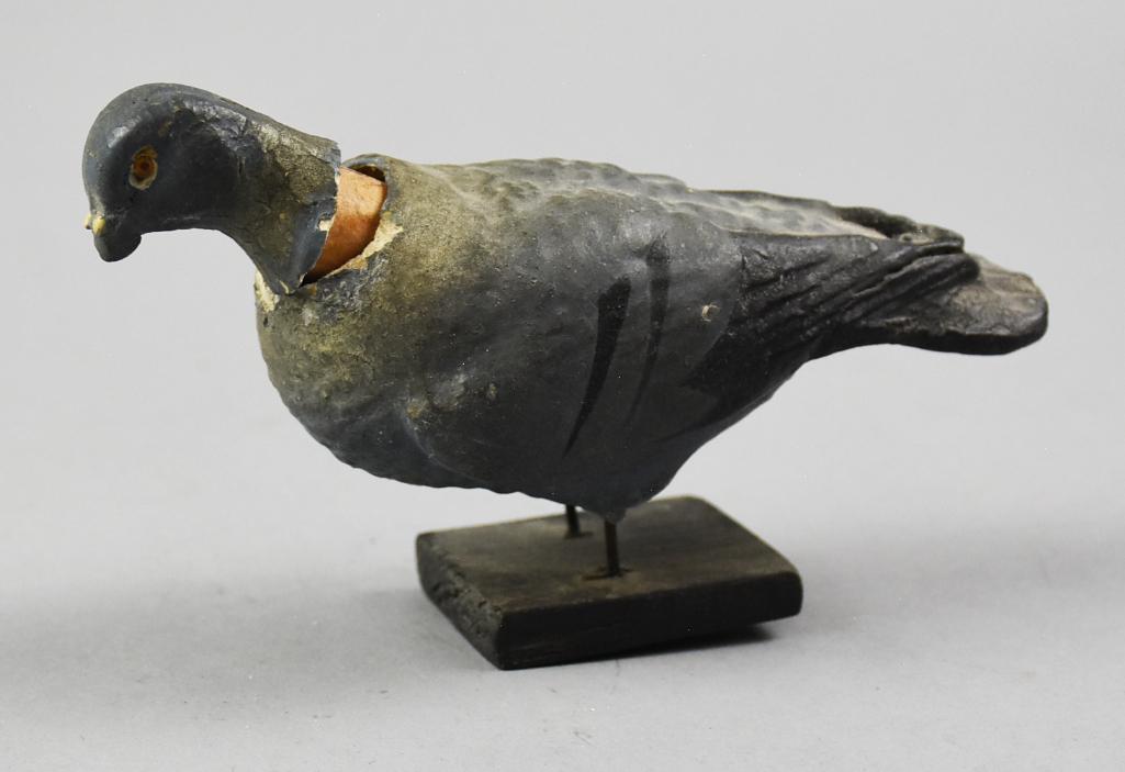 Vintage German Papier Mache Pigeon Candy Container (1 of 6)