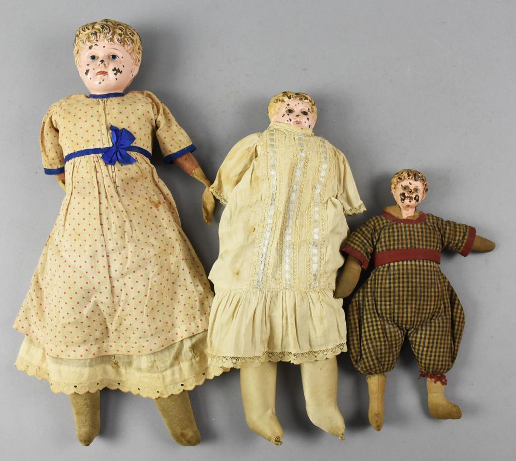 Antique Karl Standfuss German Minerva Dolls (1 of 11)