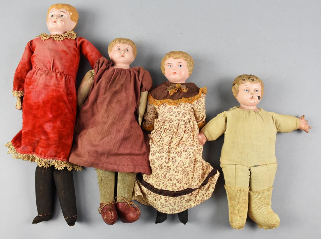 Antique Karl Standfuss German Minerva Dolls (1 of 11)