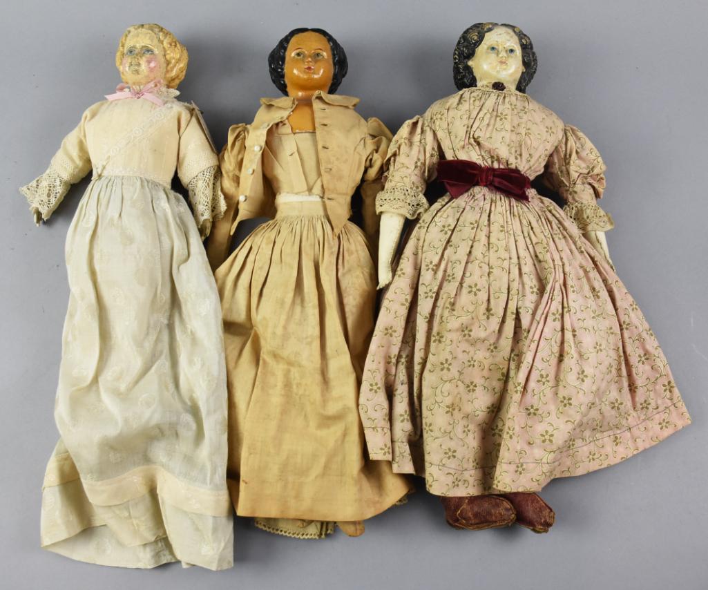 c1860 Papier Mache Dolls, Ridley & Sons, M&S Superior (1 of 10)