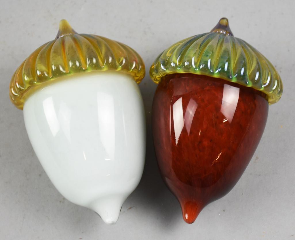 Signed & Dated Cohn Stone Studios Acorn Paperweights (1 of 8)