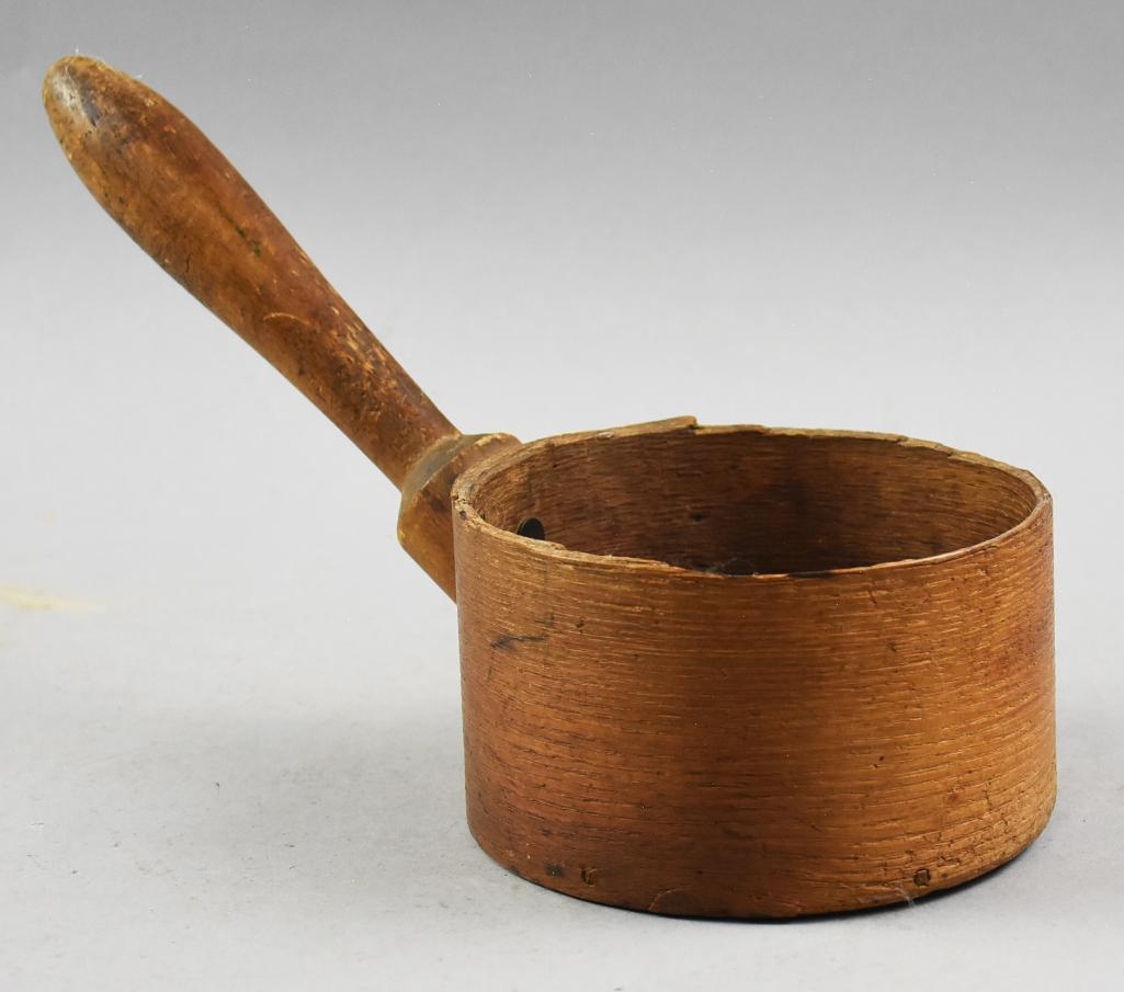 19th C Shaker Bentwood Handled Dipper (1 of 5)