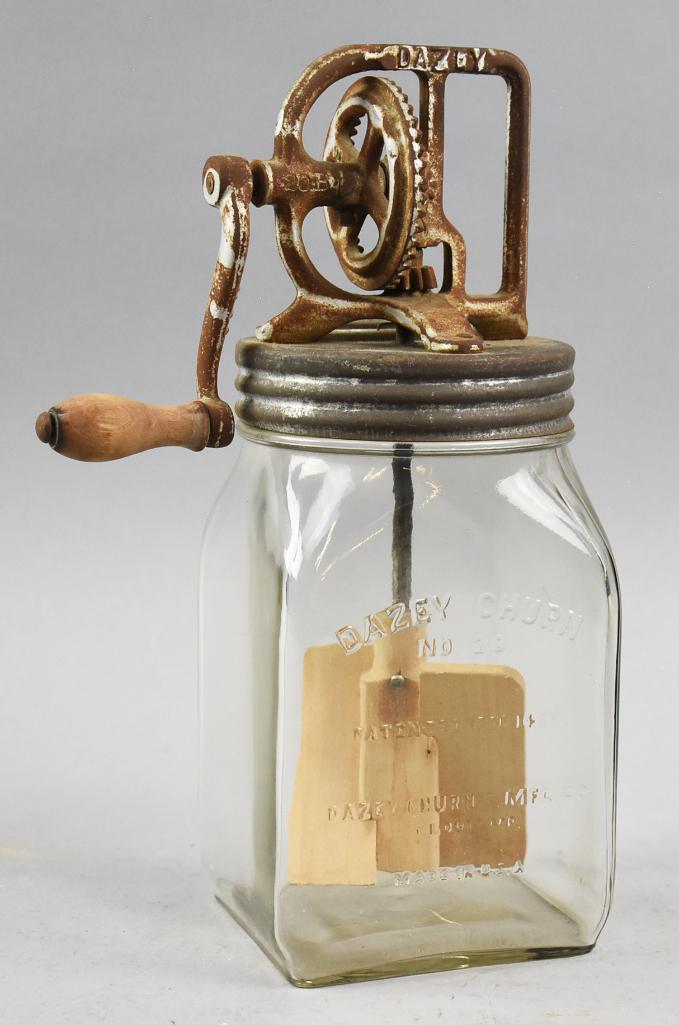 Antique Dazey 20B No. 20 Glass Butter Churn (1 of 8)
