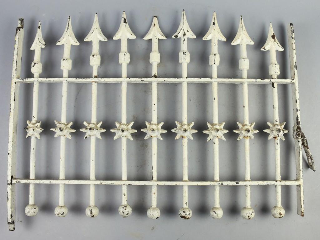 Victorian Architectural Cast Iron Fence Section (1 of 8)