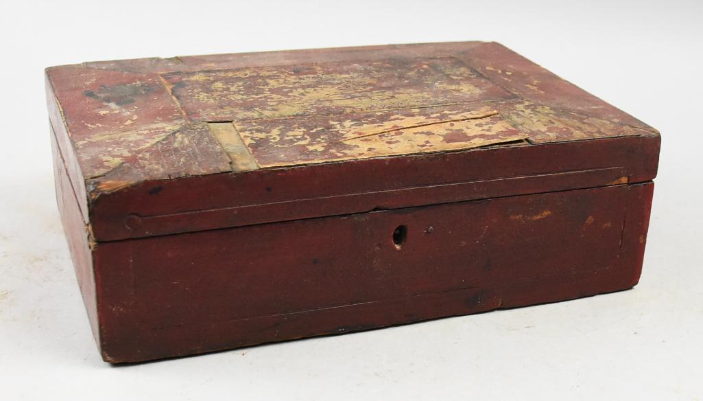19th C Primitive Antique Supply Box (1 of 9)