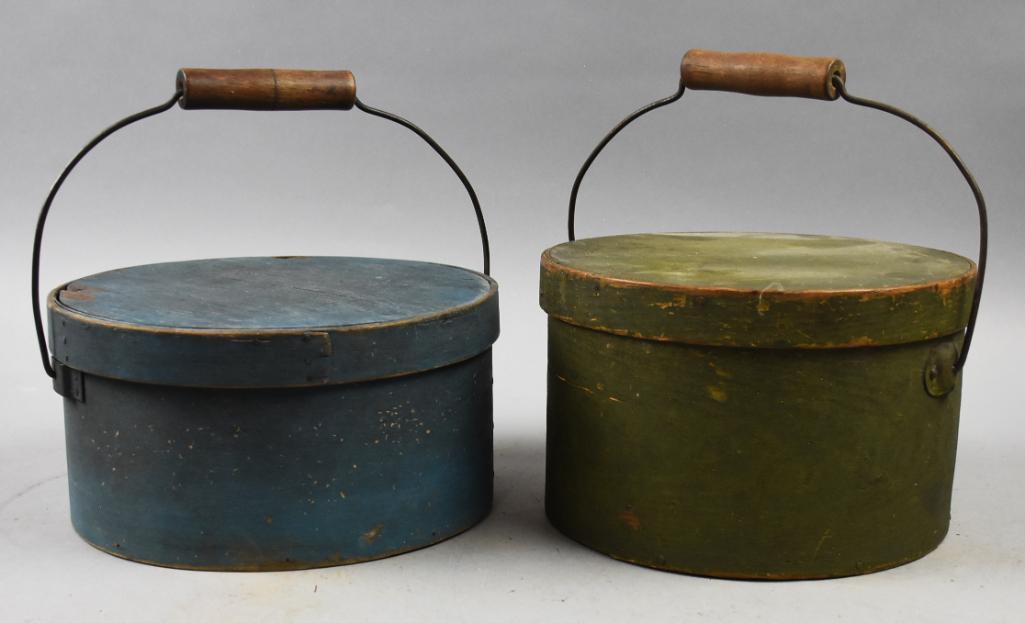 Primitive Antique Painted Kitchen Measures (1 of 9)