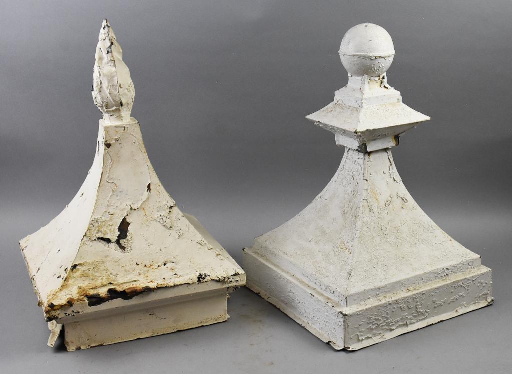Victorian Architectural Painted Tin Finials (1 of 7)