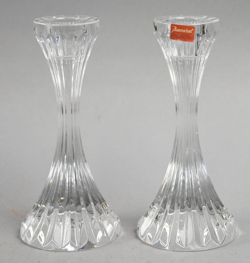 Baccarat Massena Candlesticks, Original Box (1 of 3)