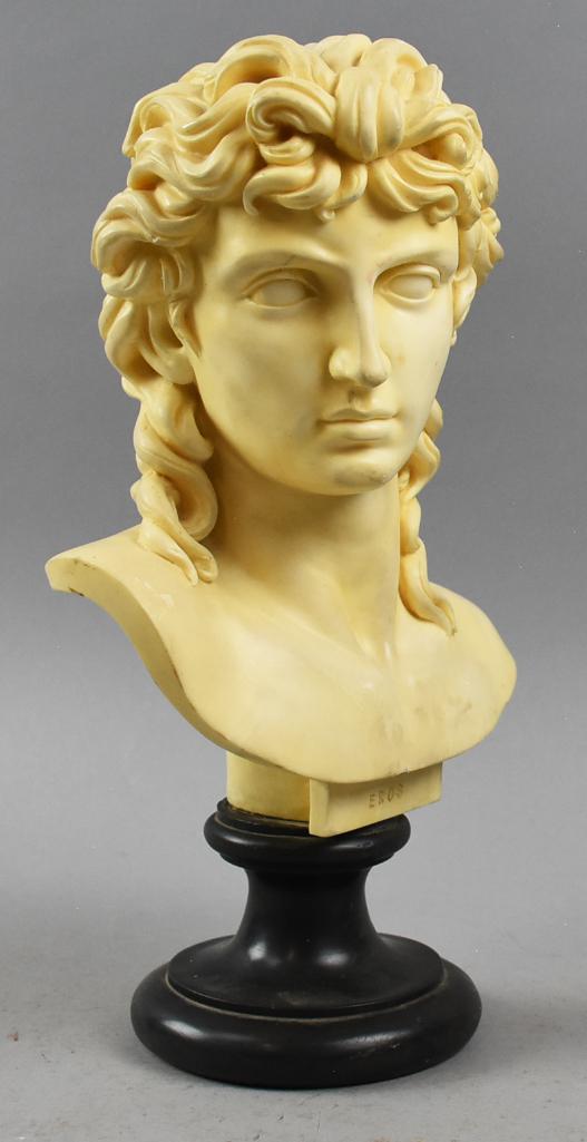 G. Ruggeri Italian Made Bust Sculpture Eros (1 of 7)