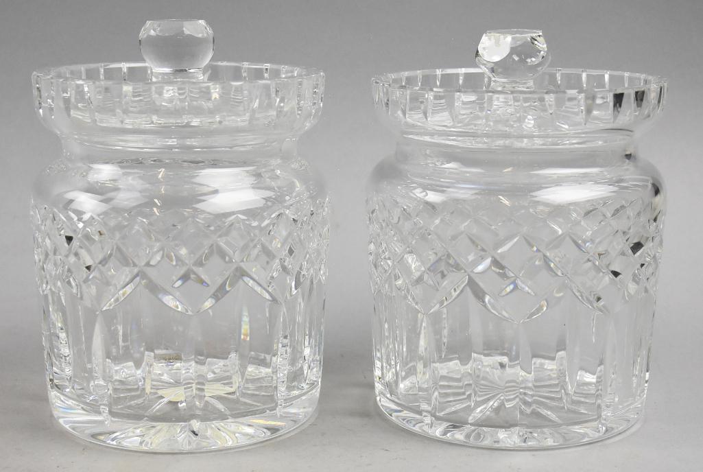 Waterford Crystal - Lismore Lidded Biscuit Barrels (1 of 3)