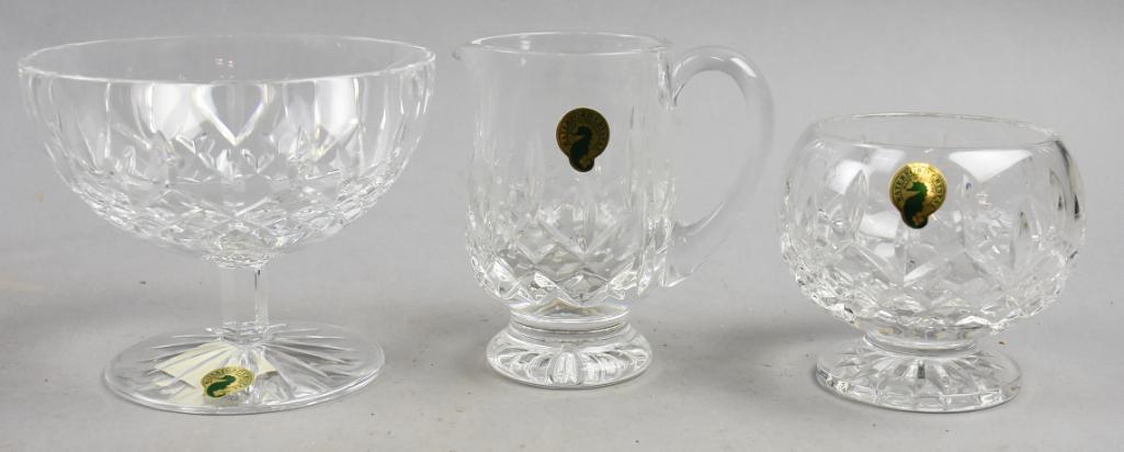 Waterford Crystal - Lismore Candy Dish, Cream & Sugar BOX (1 of 6)