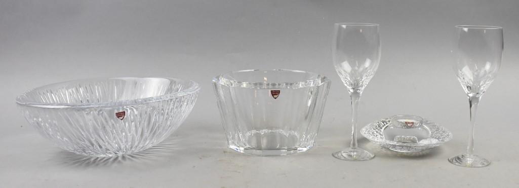Orrefors Bowls & Candle Holders, Original Boxes (1 of 9)