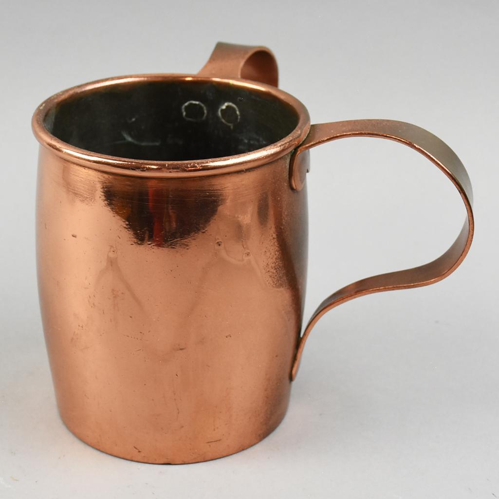 Antique Jewish Copper Double Handle Washing Cup (1 of 8)