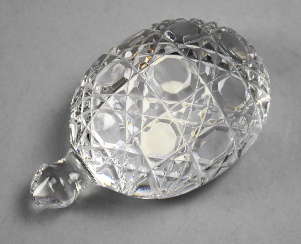 Vintage Waterford Crystal Turtle Paperweight (1 of 4)