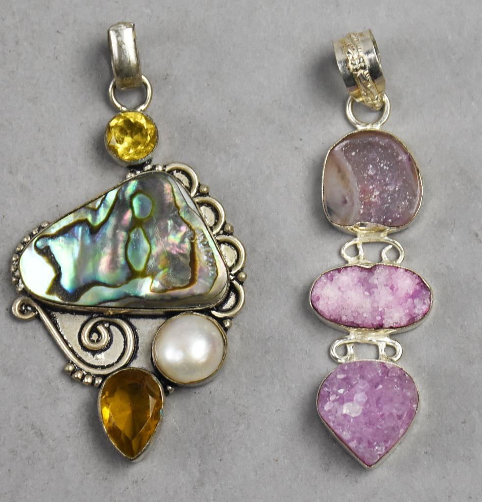 MOP, Amethyst, Plus Pendant (1 of 5)