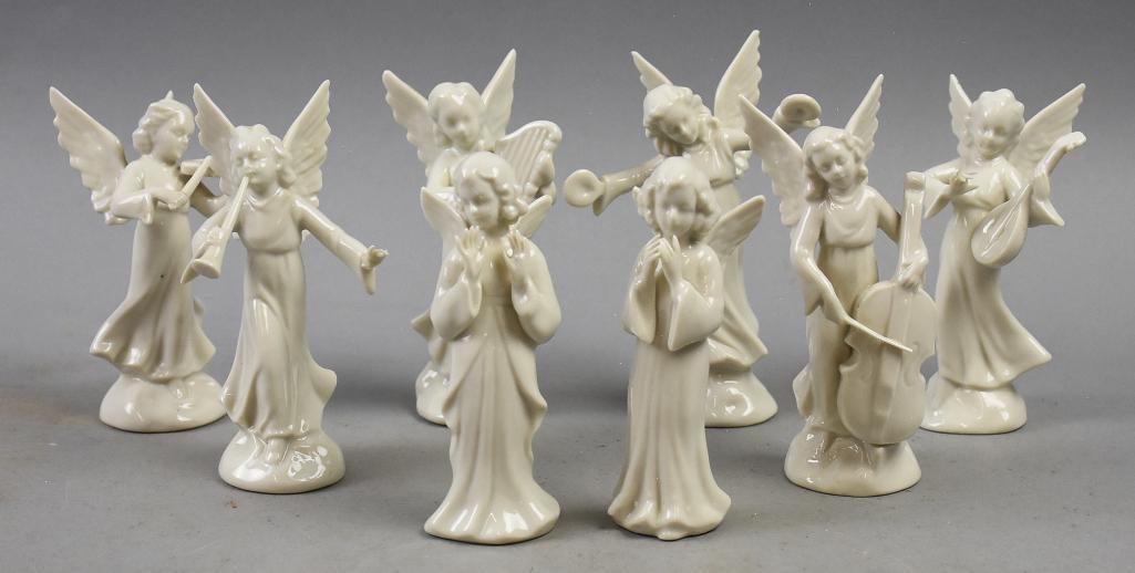 Antique Dresden German Porcelain Angel Band (1 of 7)