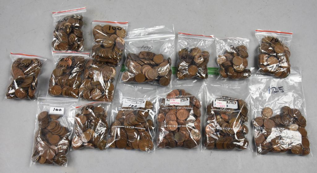 Over 10 lbs Pennies, Wheat, Steel and More, Unchecked (1 of 8)
