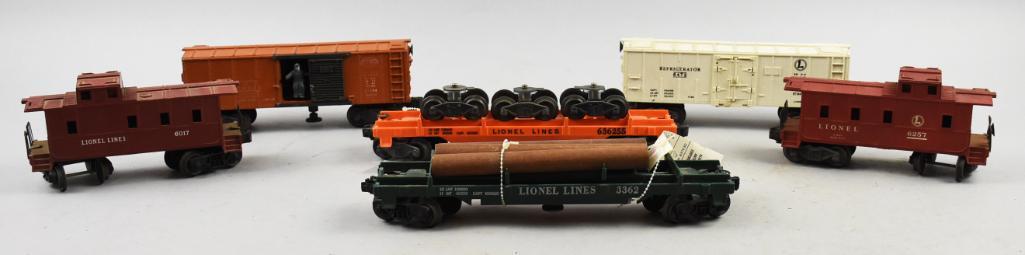 Misc Postwar Lionel Freight Cars, Flat Cars & Caboose (1 of 5)