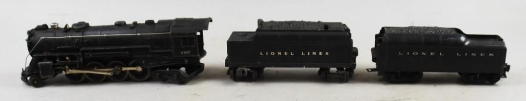 Postwar Lionel Lines No. 726 Locomotive w/ Tenders (1 of 8)