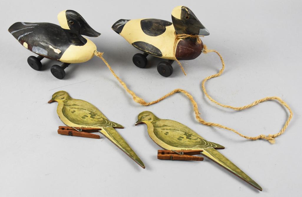 Vintage Duck and Dove Decoys (1 of 9)
