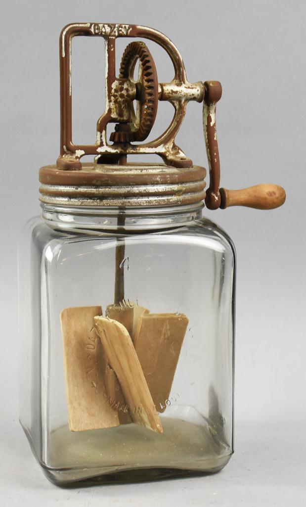 Antique Dazey 34B Glass Butter Churn (1 of 8)