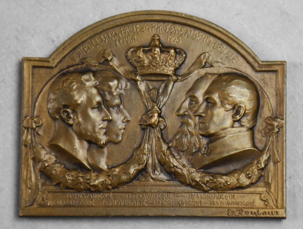 1903 Bronze Belgium Coal Concessions/King Albert Medal (1 of 7)