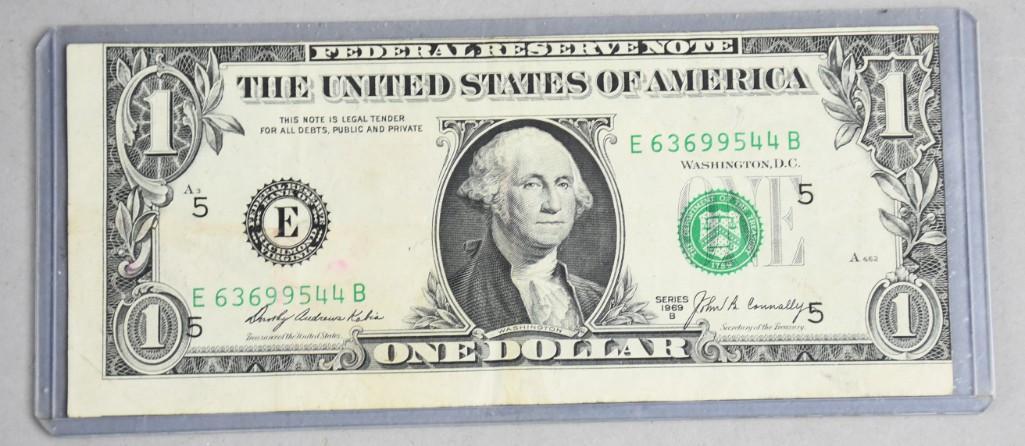 1969-B Misalignment Error Note Front & Back (1 of 2)