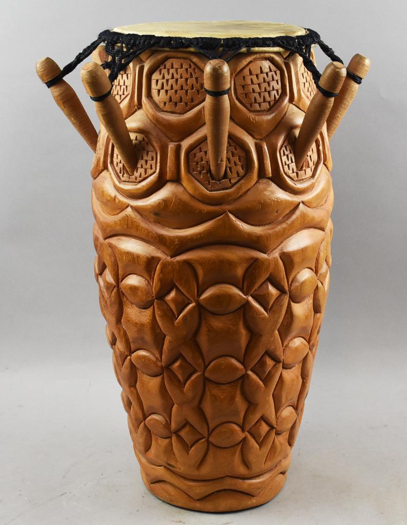 Samuel Coleman Wood Kpanlogo Drum (1 of 6)