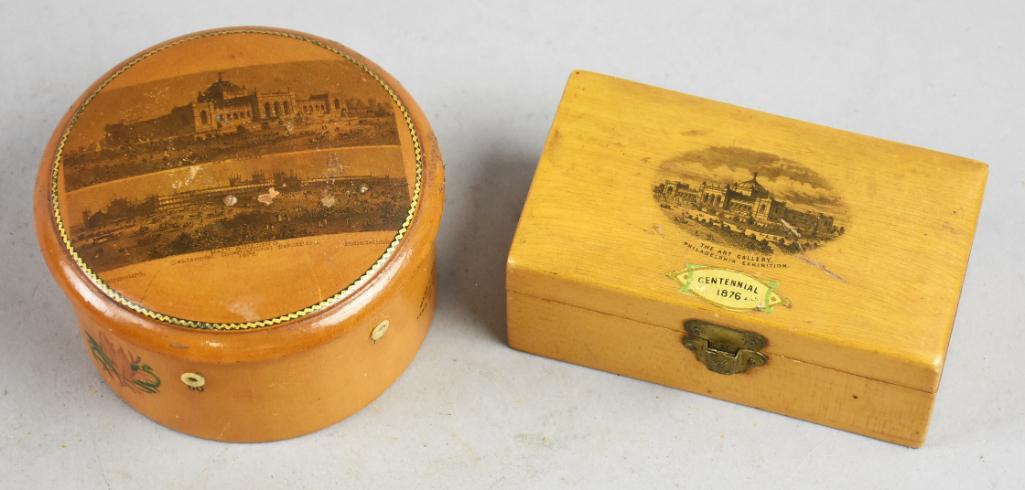 1876 Philadelphia Centennial Exhibition Souvenir Boxes (1 of 11)