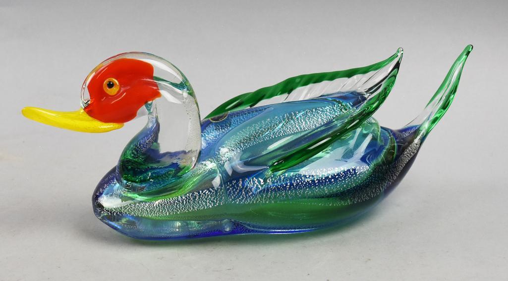 Murano Campanella Scarl Art Glass Duck (1 of 7)