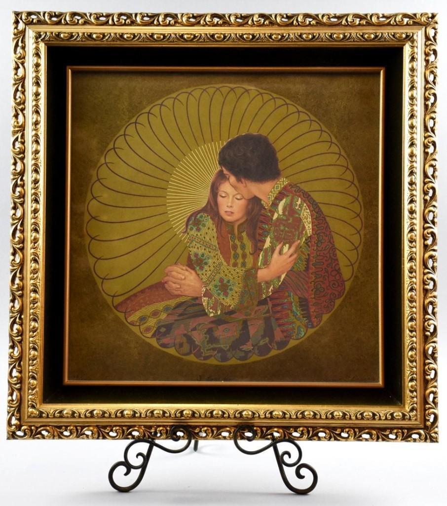 Artist Irene Spencer "I Love You" Signed w/ COA (1 of 6)