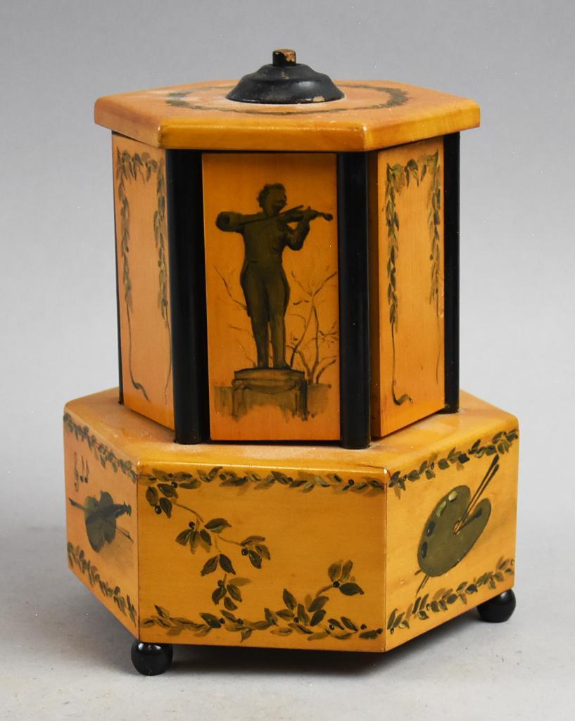 Vintage Austria Februholz Musical Cigarette Box (1 of 8)