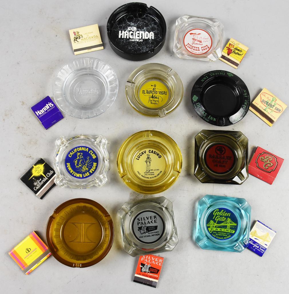 Vintage Las Vegas Casino Ashtrays & Matchbooks MCM (1 of 3)