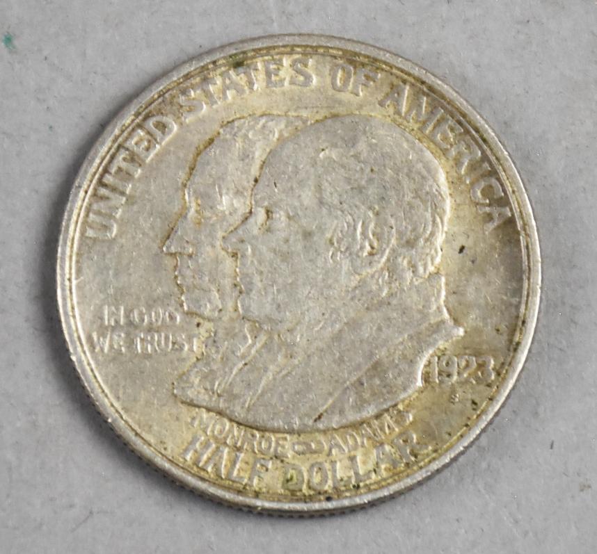 1923-S Los Angeles Monroe Adams Silver Half Dollar (1 of 2)