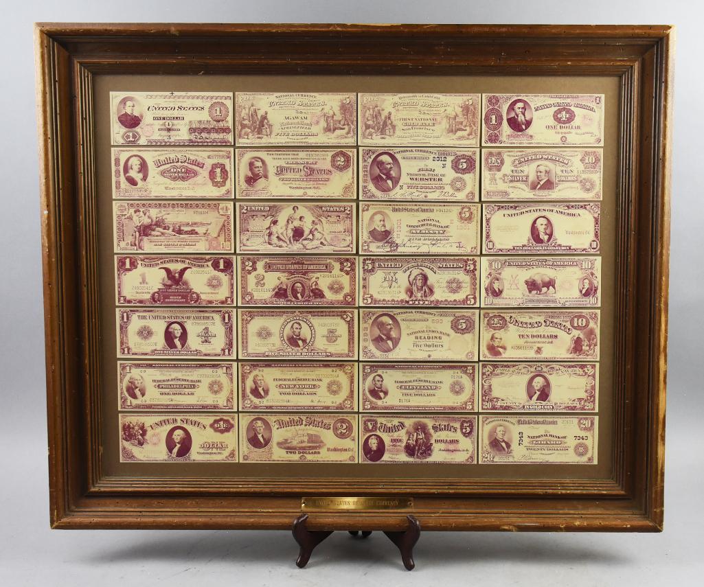 Vintage Framed Obsolete United States Currency (1 of 7)