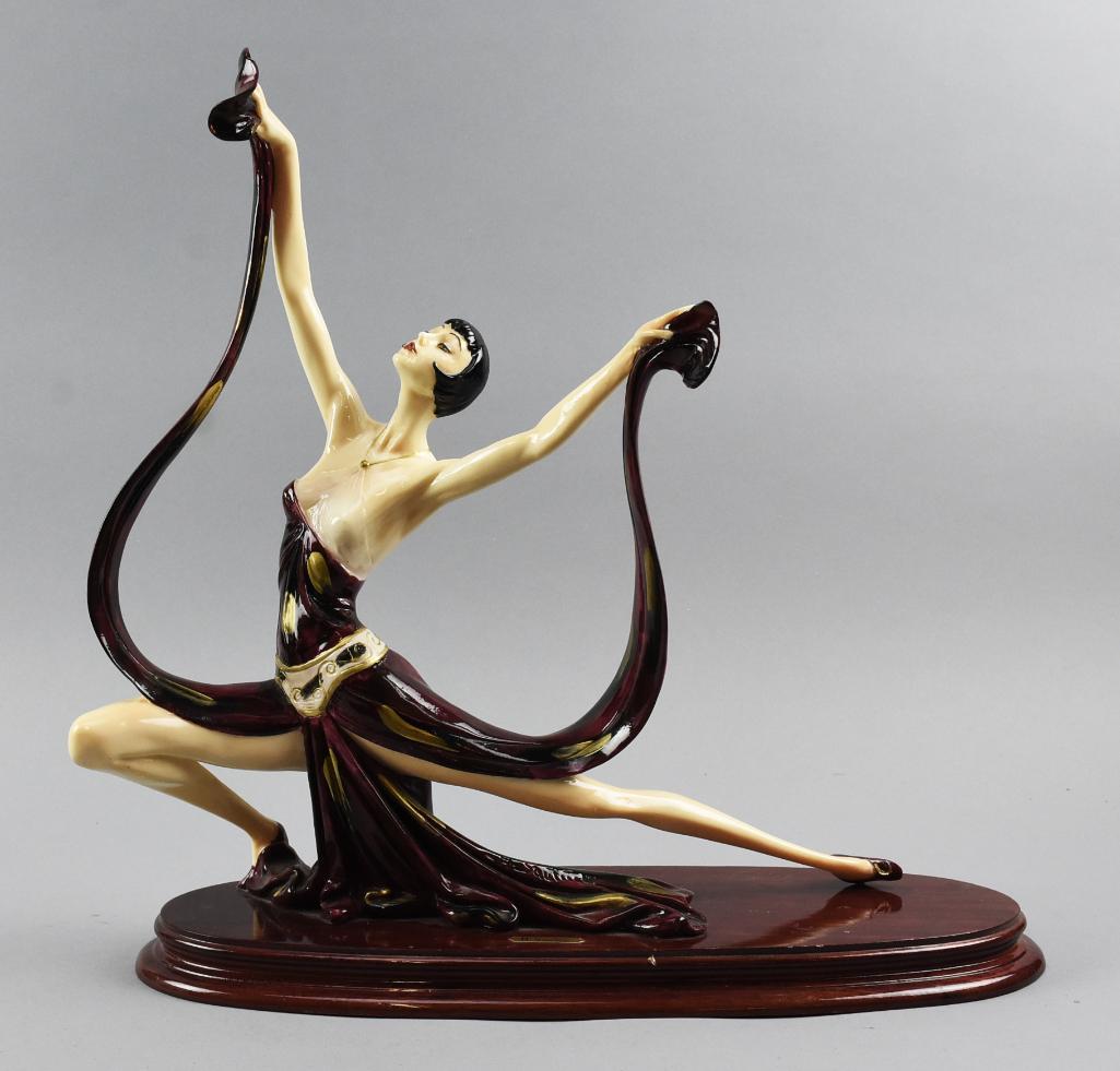 Capodimonte A. Santini Art Deco Graceful Dancer (1 of 8)