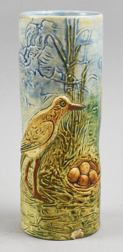 c1920 Weller Glendale Cylindrical Vase (1 of 7)