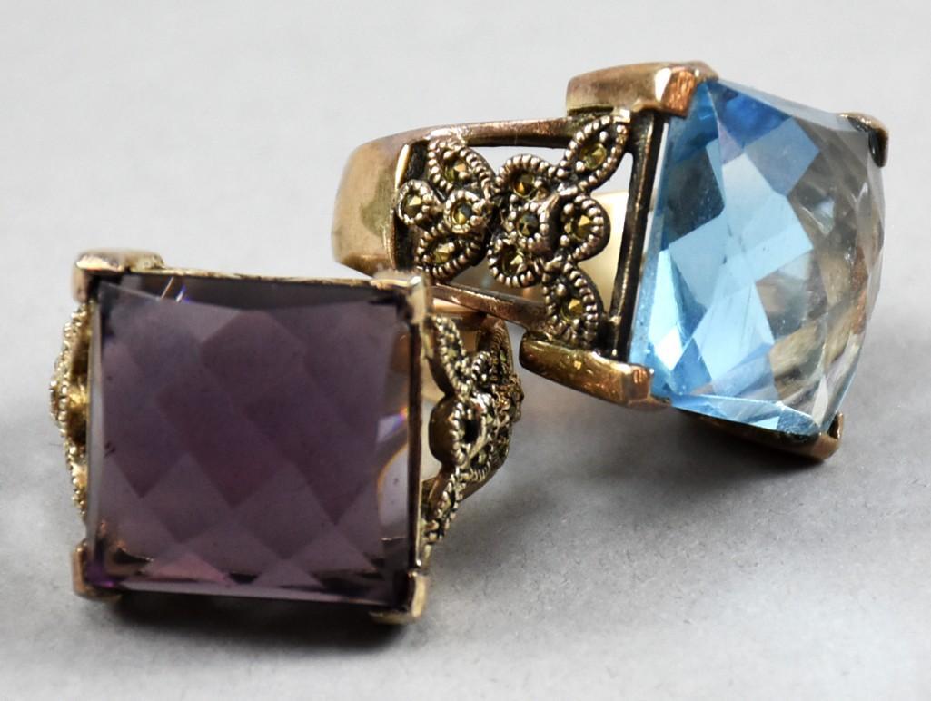 Amazing Hava Sterling, Crystal Rings (1 of 7)