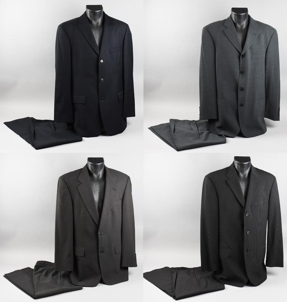 (4) Men's Hugo Boss Business Suits, Sizes 38R & 40S (1 of 19)