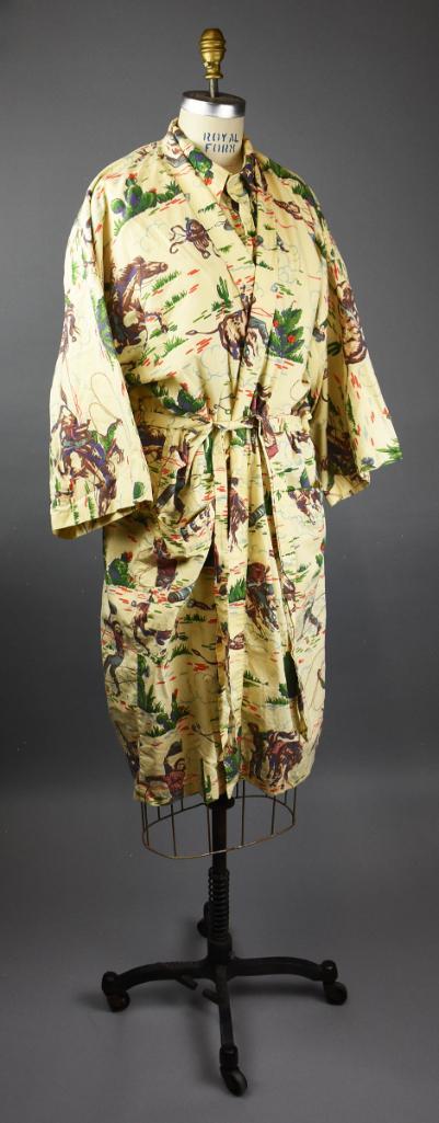 Reyn Spooner Hawaiian Polo & Robe, Western Motif (1 of 10)