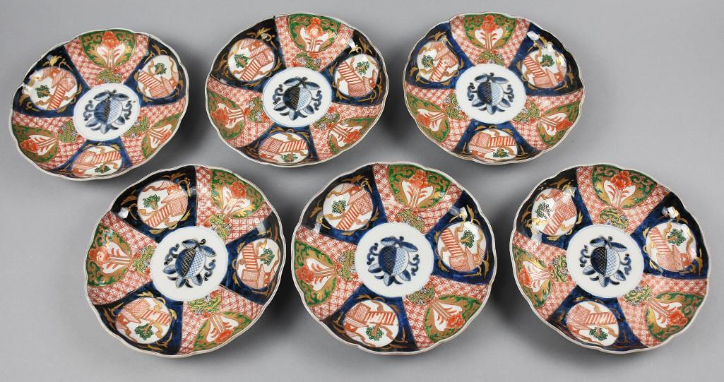 Vintage/Antique Aoki Brothers Arita Imari Plates (1 of 8)