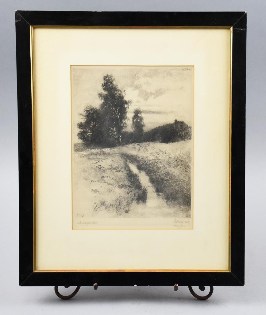 Christian E. B Morgenstern (1805-1867) Signed Etching (1 of 6)