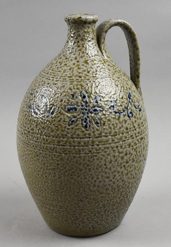1979 Vernon Owens Jugtown Ware Salt Glazed Jug (1 of 6)